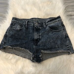 Levi’s Denim Cutoff High Rise Shorts